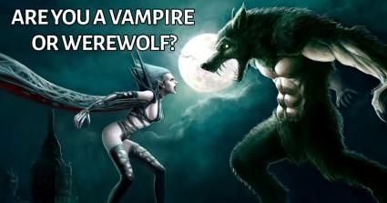 are you a vampire or a werewolf? (1)