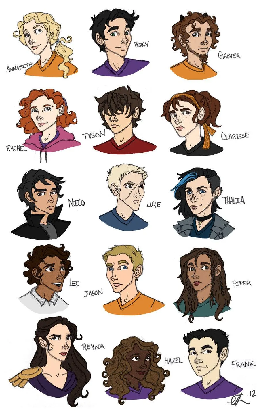 Witch character from Percy Jackson are you? ( only the main 7 ) Witch character from Percy Jackson are you? ( only the main 7 )