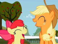 Applejack and Applebloom