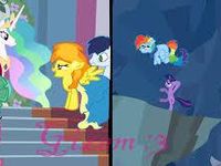 rainbow dash (good) vs spitfire (evil)