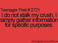 stalking your crush