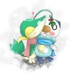 Oshawott x snivy