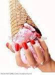 hand ice crean XD