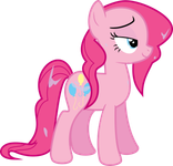 Pinkie's hot wet haired look