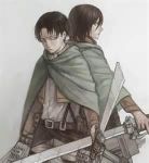 Levi and Mikasa