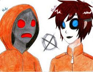 Masky and hoodie