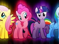 The Mane 6 (Twilight Sparkle, Fluttershy, Apple Jack, Rainbow Dash, Rarity, and Pinkie Pie)