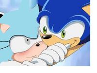 Sapphire x Sonic (Dunno the ship name! :P)