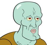 Handsome squidward