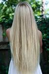 long straight blonde