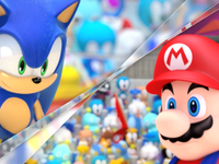 Super Mario Bros. VS Sonic The Hedgehog!