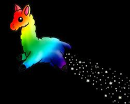 Rainbow Llama