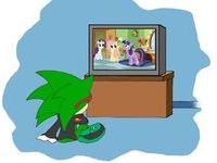 Scourge being a brony