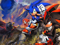 Sonic (Sonic, Shadow, Silver, Red, and Orange.)