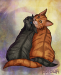 Cinderheart and Lionblaze