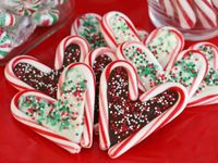 candy cane hearts