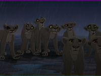 He picked Lions who Simba did not trust/Who were loyal to Scar/Or cubs of Outsiders/Other.