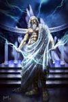 Zeus: King of the gods, god of lighting, storms, sky, and judgement