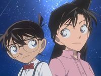 Edogawa Conan and mouri ran