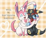 Sylveon and Umbreon