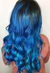 blue hair