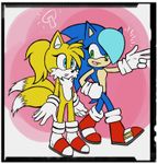 Girl sonic and girl tails