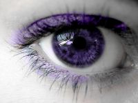 purple eyes