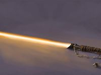 Gold lightsaber