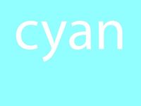 cyan