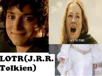 Frodo Baggins/Éowyn (source: in the picture:-))