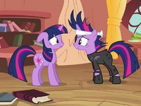 MLP: "It`s About Time!": A future Twilight Sparkle comes to warn her about something. But what?