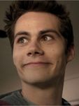 Dylan O'Being himself on camera (Teen Wolf)