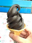 Squid ink ice cream