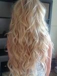 long curly blonde