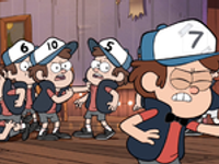 Gravity Falls: "Double Dipper": The twins find a copy machine that doesn`t just copy paper...