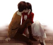 Mikasa and Eren