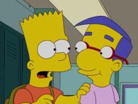 Bart and Millhouse