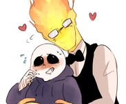 Sansby ( Sans x Grillby )