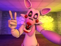 Mangle with a heart on his chest