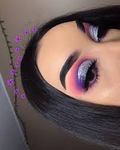 purple cut crease