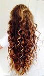 long curly brown