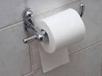 Toilet paper under