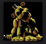 Golden Freddy (wrecked body,old figure from dinner)