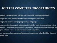 Computer programing