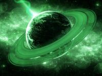 Or this mysterious green planet??