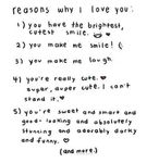 notes to your crush,girlfriend, or boyfriend