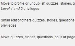 Which moderator levels should be available for users ? (gain using the reputation / privileges system)