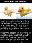 Judging vs. Perceiving Personality Quiz