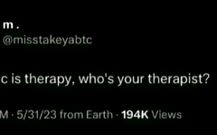 If music is therapy, who's your therapist? Curious at what others will answer.