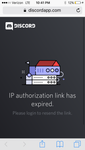I can't login to discord When I tried logging into discord it said my location has changed, check your email. So I check my email, clicked on the link and it says to login to resend the link but I can't login. Help?